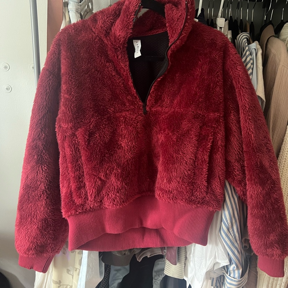 Varley Fuzzy Quarter-zip Jacket